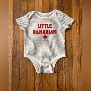 Joe Fresh 0/3 Little Canadian Onesie